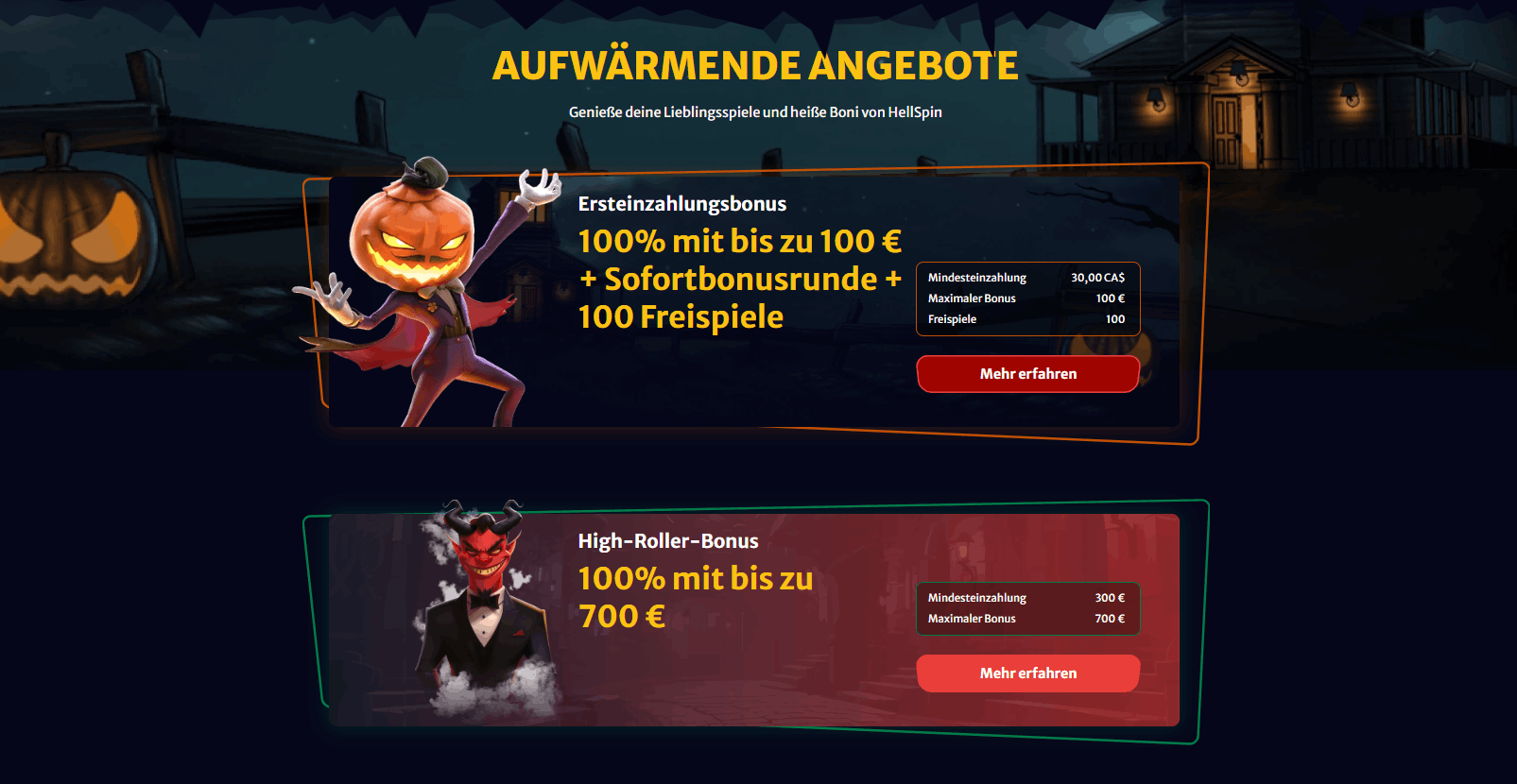 Hellspin casino bonus for Zeus vs Hades players
