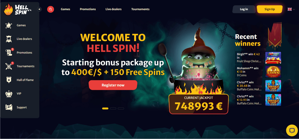 Hellspin Casino – Play Zeus vs Hades with 4,000 games and Curaçao licence